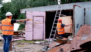 Демонтаж гаражей в Волгограде, цена от 1782 руб. – услуги под ключ от 2Землекопа-Влг
